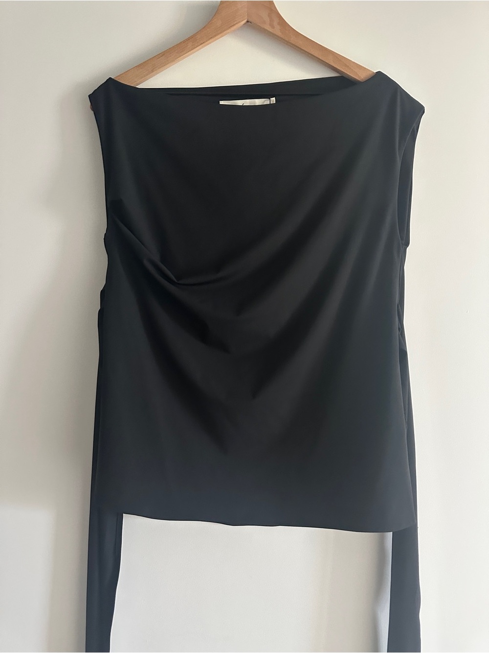 Rohe Black Off-Shoulder Wrap Top Size 40/US 10 - Picture 7 of 10